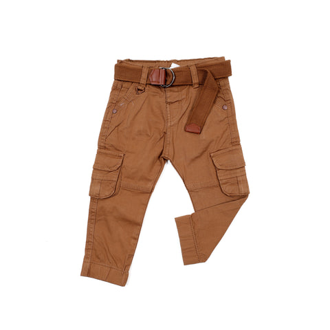 Boys Cargo Jogger Pants With Elastic Waist -S46111Z4-HCZ - S46111Z4-HCZ -  LC Waikiki